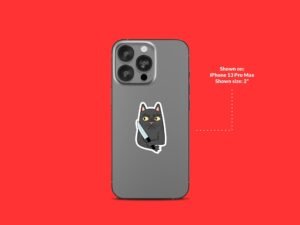 Danger Kitty Sticker