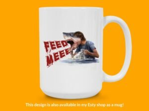 Hangry Feed Me Sticker