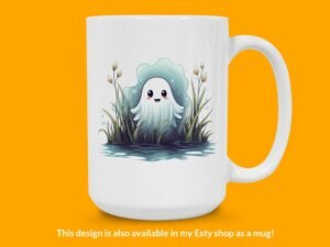 Cute Ghost Sticker