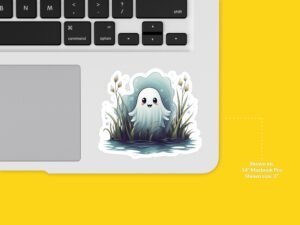 Cute Ghost Sticker