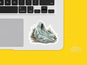 Peaceful Grim Reaper Sticker