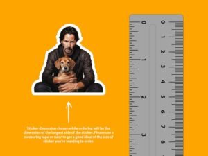 Keanu Reeves Puppy Sticker