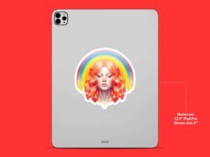 Rainbow Girl Sticker