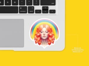 Rainbow Girl Sticker