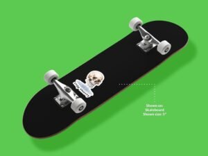 Stay Thirsty Skull Sticker