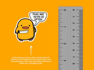 Funny Duck Meme Sticker