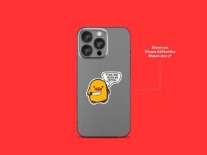 Funny Duck Meme Sticker