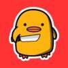 Cute Chicken Duck Sticker