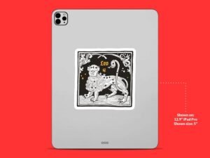 Leo Zodiac Sign Sticker