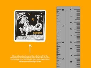 Capricorn Zodiac Sign Sticker