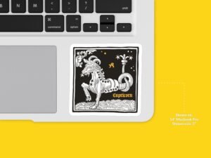 Capricorn Zodiac Sign Sticker