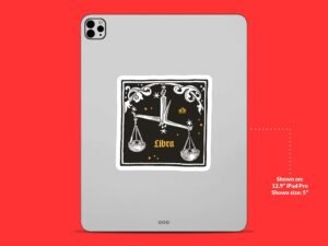 Libra Zodiac Sign Sticker