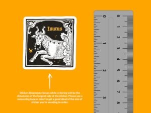 Taurus Zodiac Sign Sticker