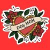 Dog Mom Sticker | Heart Sticker, Flower Sticker, Tattoo Sticker, Floral Sticker, Car Sticker, Waterbottle Sticker, Cute Dog Sticker