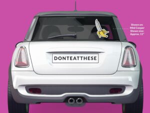 Banana Knife Sticker