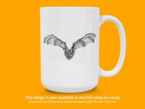 Flying Bat Sticker