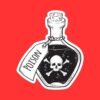 Poison Bottle Sticker - Bewitching Sticker Magic for Laptops, Journals, & More