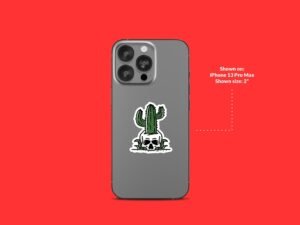 Cactus Skull Sticker