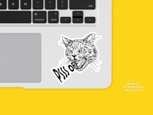 PSS Off Cat Sticker