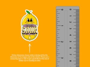 Stay Sour Lemon Sticker
