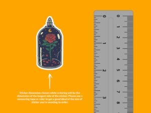 Beauty and the Beast Enchanted Rose Sticker