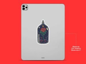 Beauty and the Beast Enchanted Rose Sticker