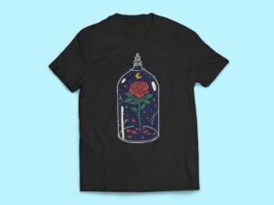 Beauty and the Beast Enchanted Rose Sticker