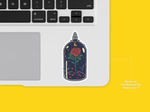 Beauty and the Beast Enchanted Rose Sticker