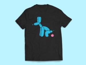 Pooping Balloon Dog Sticker