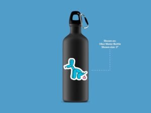 Pooping Balloon Dog Sticker