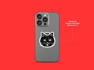 Fack Cat Sticker