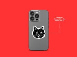 Black Cat Sticker