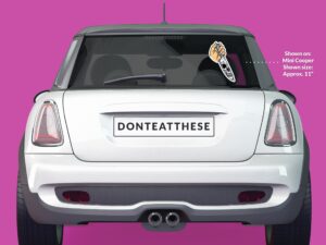 Skeleton Knife Sticker