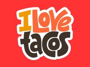 I Love Tacos Sticker