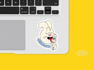 I'm Delicious Bunny Sticker