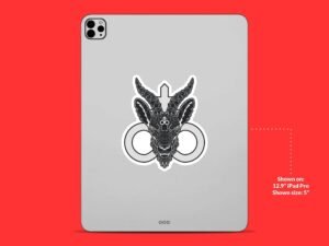 Leviathan Cross Goat Sticker