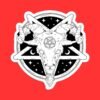 Pentagram Goat Sticker
