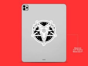 Pentagram Goat Sticker