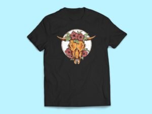 Bull Cow Skull Sticker