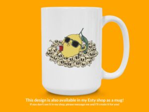 Humanade Lemon Vampire sticker