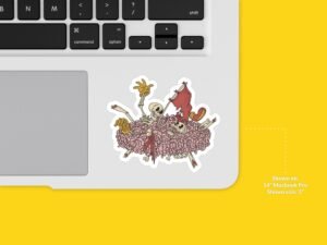 No Guts No Glory sticker