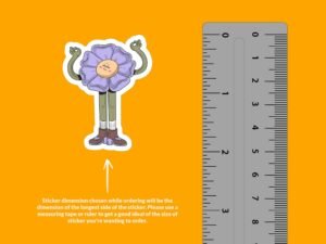 Namaste Flower Sticker