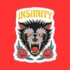 Insanity Wolf Tattoo Sticker