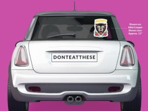 Insanity Wolf Tattoo Sticker