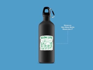 Slow Life Alpaca Sticker