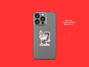 Watch It Burn Matches Sticker