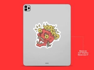 Bright Idea Skull Sticker