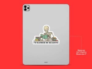I'd Rather Be Reading Sticker
