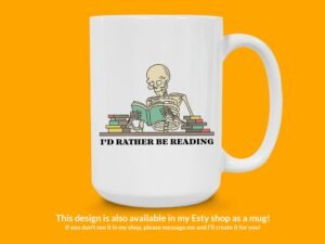 I'd Rather Be Reading Sticker