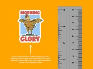 Morning Glory Sticker